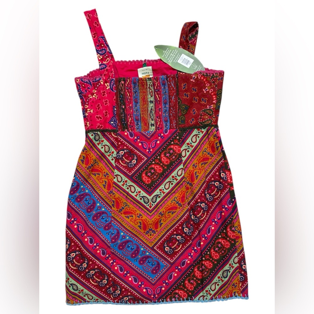 FARM Rio Colorful Bandana Midi Dress - Picture 8 of 8
